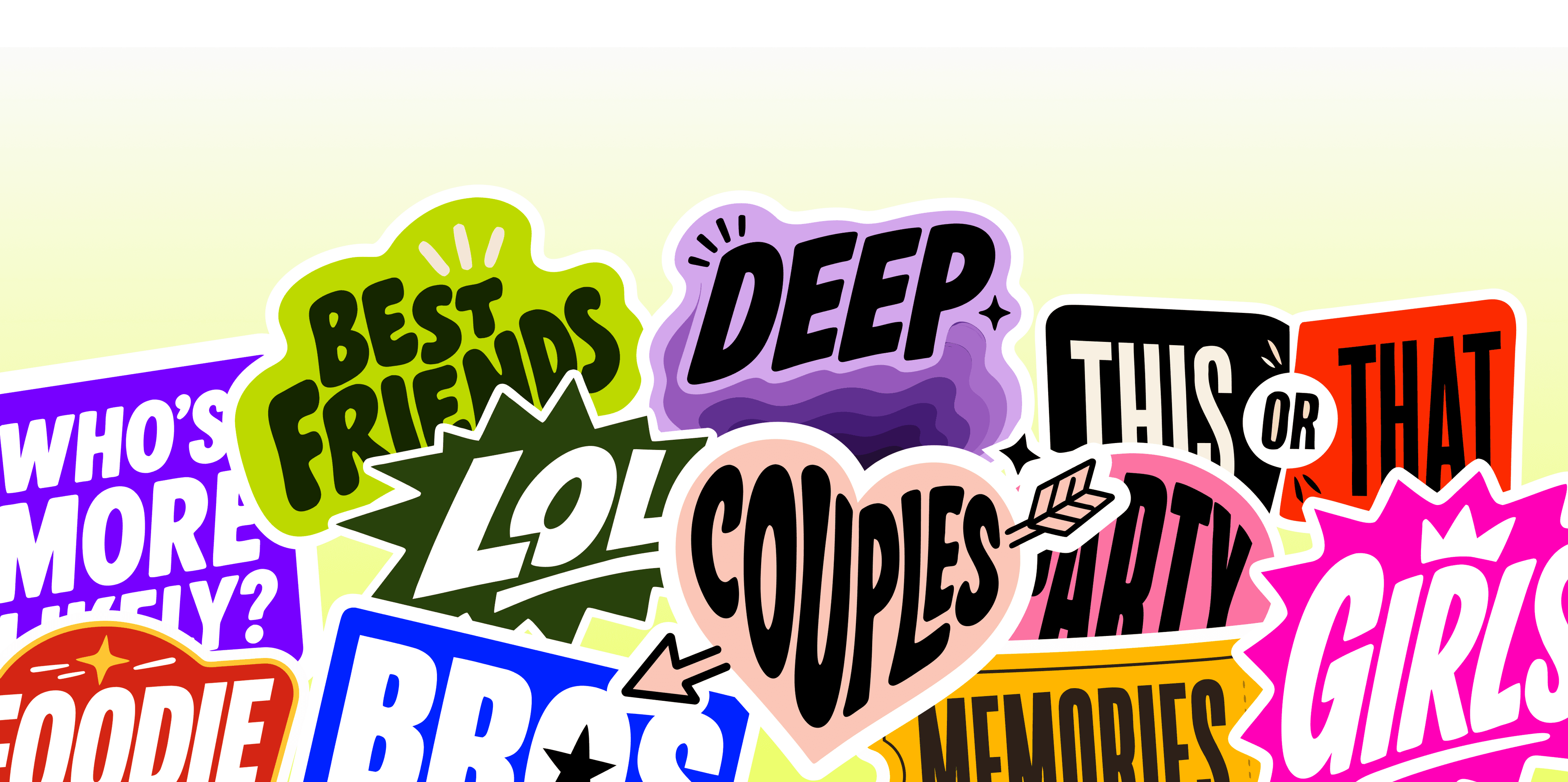 Who Knows You Best — every quiz pack